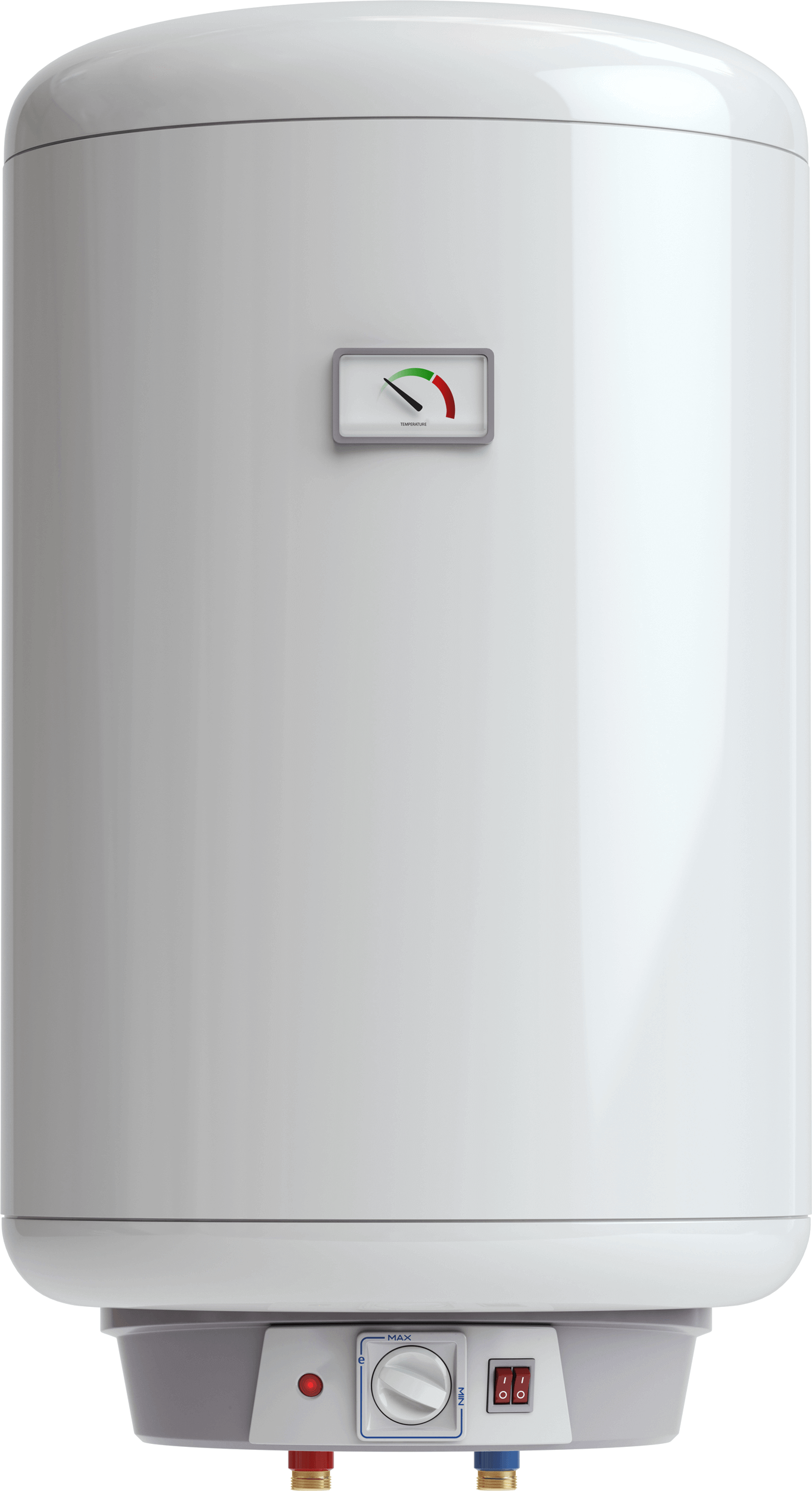 Electric Boiler on White Background